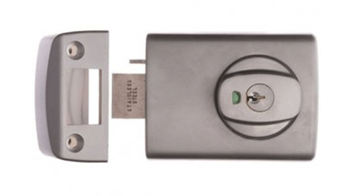 Lockwood stainless steel deadbolt lock
